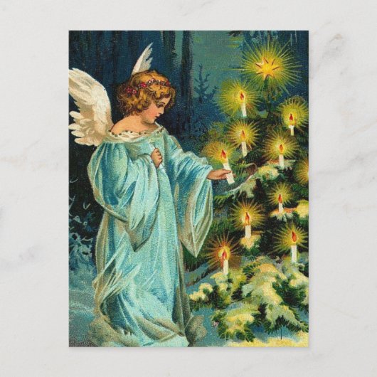 Cartes Pour Fêtes Annuelles Arbre de Noël Angel (Devant)