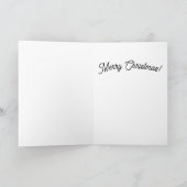 Cartes Pour Fêtes Annuelles Arbre de Noël Art déco élégant (Intérieur)