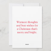 Cartes Pour Fêtes Annuelles Arbre de Noël avec cadeaux (Dos)