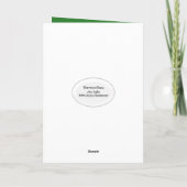 Cartes Pour Fêtes Annuelles Arbre de Noël avec marque postale (Dos)