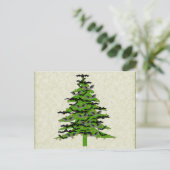 Cartes Pour Fêtes Annuelles Arbre de Noël Batty (Debout devant)