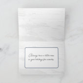 Cartes Pour Fêtes Annuelles Arbre de Noël blanc avec lapin (Intérieur)