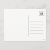 Cartes Pour Fêtes Annuelles Arbre de Noël Bleu, Joyeuses vacances Postca (Dos)