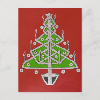 Cartes Pour Fêtes Annuelles Arbre de Noël celtique