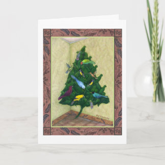 Cartes Pour Fêtes Annuelles Arbre de Noël Cocotte