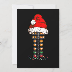 Cartes Pour Fêtes Annuelles Arbre de Noël de course de dragsters de Noël joyeu