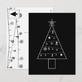 Cartes Pour Fêtes Annuelles Arbre de Noël de DOOM (Devant / Derrière)