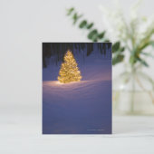 Cartes Pour Fêtes Annuelles Arbre de Noël de Lit dehors (Debout devant)