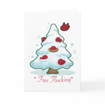 Arbre de Noël de Milou avec des oiseaux