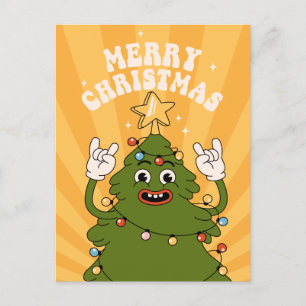 Cartes Pour Fêtes Annuelles Arbre de Noël de Rockin - Un Jam Festif