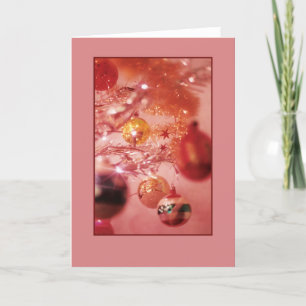 Cartes Pour Fêtes Annuelles Arbre de Noël de Tinsel