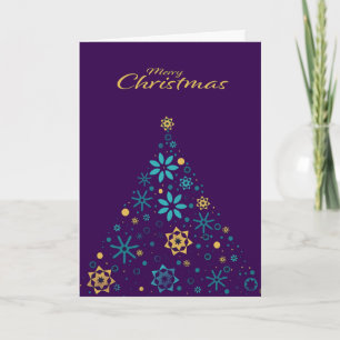 Cartes Pour Fêtes Annuelles Arbre de Noël décoratif pour des vœux de joyeuses 