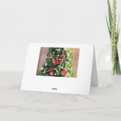Cartes Pour Fêtes Annuelles Arbre de Noël décoré (Dos)