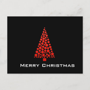 Cartes Pour Fêtes Annuelles Arbre de Noël des points rouges