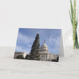Cartes Pour Fêtes Annuelles Arbre de Noël des USA Capitol Hill