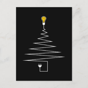 Cartes Pour Fêtes Annuelles Arbre de Noël électrique