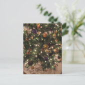 Cartes Pour Fêtes Annuelles Arbre de Noël élégant (Debout devant)