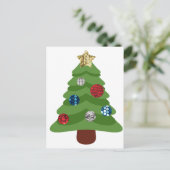 Cartes Pour Fêtes Annuelles arbre de noël émoji (Debout devant)