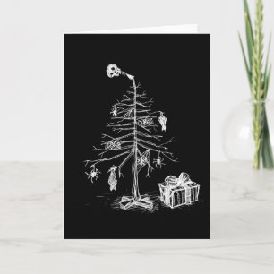 Cartes Pour Fêtes Annuelles Arbre de Noël gothique