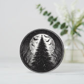 Cartes Pour Fêtes Annuelles Arbre de Noël gothique avec chauves-souris Éffraya (Debout devant)