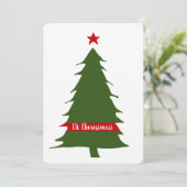 Cartes Pour Fêtes Annuelles Arbre de Noël Igbo Joyeux (Debout devant)