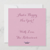 Cartes Pour Fêtes Annuelles Arbre de Noël impressionniste (Dos)