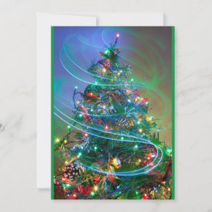 Cartes Pour Fêtes Annuelles Arbre de Noël magique