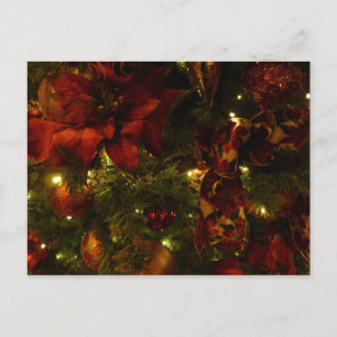 Cartes Pour Fêtes Annuelles Arbre de Noël marron et or II