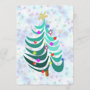 Cartes Pour Fêtes Annuelles Arbre de Noël MCM