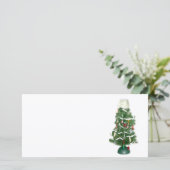 Cartes Pour Fêtes Annuelles Arbre de Noël Médicale (Debout devant)