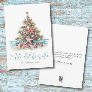 Cartes Pour Fêtes Annuelles Arbre de Noël Mele Kalikimaka