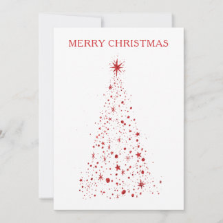 Cartes Pour Fêtes Annuelles Arbre de Noël minimaliste classique