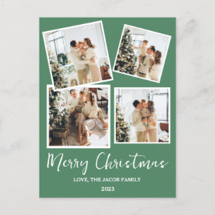 Cartes Pour Fêtes Annuelles Arbre de Noël moderne simple Famille 4 Photo