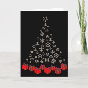 Cartes Pour Fêtes Annuelles Arbre de Noël multilingue