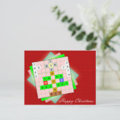 Cartes Pour Fêtes Annuelles Arbre de Noël - Noël Sudoku (Debout devant)