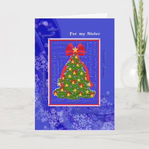 Cartes Pour Fêtes Annuelles Arbre de Noël O Tannenbaum Pneus de neige pour Soe
