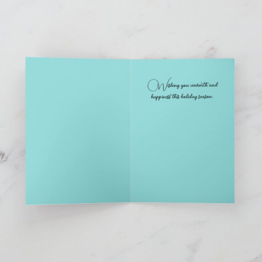 Cartes Pour Fêtes Annuelles Arbre de Noël Pastel Moderne (Intérieur)