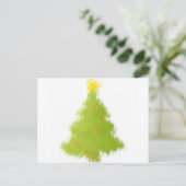 Cartes Pour Fêtes Annuelles Arbre de Noël peint (Debout devant)