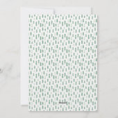 Cartes Pour Fêtes Annuelles Arbre de Noël plat aquarelle mignon (Dos)