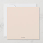 Cartes Pour Fêtes Annuelles Arbre de Noël rustique simple et rétro (Dos)