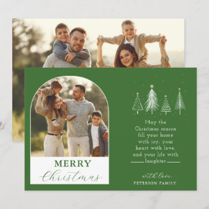 Cartes Pour Fêtes Annuelles Arbre de Noël simple Arche vectorielle 2 Photo