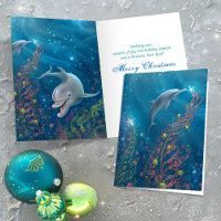 Arbre de Noël sous la mer Dauphin Magique