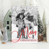 Cartes Pour Fêtes Annuelles Arbre de Noël Toile personnalisée Photo de famille