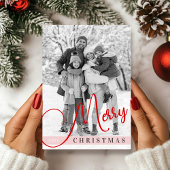 Cartes Pour Fêtes Annuelles Arbre de Noël Toile personnalisée Photo de famille