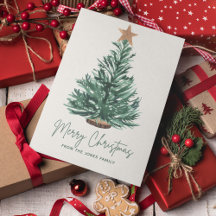 Arbre de Noël vert minimaliste