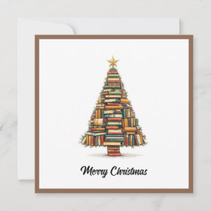 Cartes Pour Fêtes Annuelles Arbre de Noël vintage chic et coloré