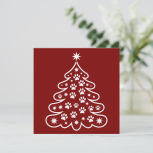 Cartes Pour Fêtes Annuelles Arbre de Noël Xmas Hiver Joyeux Lumineux Vacances