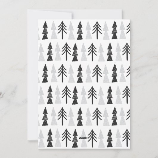 Cartes Pour Fêtes Annuelles Arbre de Noël Yule Personnalisé (Dos)