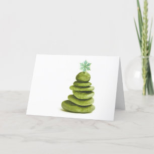 Cartes Pour Fêtes Annuelles Arbre de Noël zen