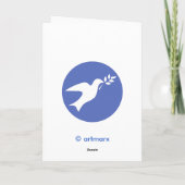 Cartes Pour Fêtes Annuelles Arbre de paix (Dos)